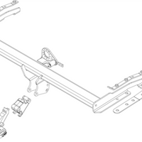 BRINK 482700 Trailer Hitch for TOYOTA Avensis II Station Wagon (T25)