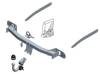 BRINK 579100 Trailer Hitch suitable for MERCEDES-BENZ GLK (X204)