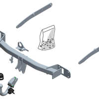 BRINK 579100 Trailer Hitch suitable for MERCEDES-BENZ GLK (X204)
