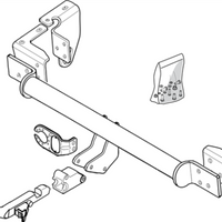 BRINK 408900 Trailer Hitch for TOYOTA RAV4 II Off-Road (XA20)