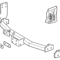 BRINK 608300 Trailer Hitch for TOYOTA HILUX