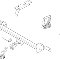 BRINK 454500 Trailer Hitch for OPEL Zafira B (A05)