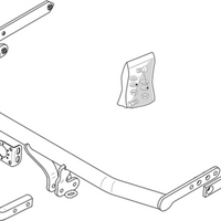 BRINK 345600 Trailer Hitch for FORD FIESTA, FUSION