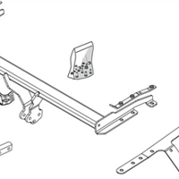 BRINK 438300 Trailer Hitch for TOYOTA AVENSIS