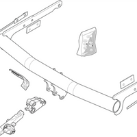 BRINK 488700 Trailer Hitch for FORD Mondeo Mk4 Hatchback (BA7)