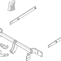 BRINK 493400 Trailer Hitch suitable for MERCEDES-BENZ C-Class