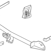 BRINK 255500 Trailer Hitch for RENAULT CLIO