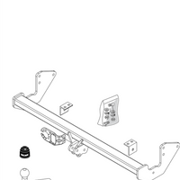 BRINK 419000 Trailer Hitch suitable for MERCEDES-BENZ VIANO, VITO