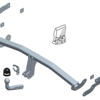 BRINK 584400 Trailer Hitch for MAZDA 3 Hatchback (BM, BN)