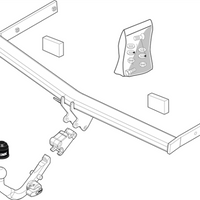 BRINK 446700 Trailer Hitch for SEAT ALTEA, LEON