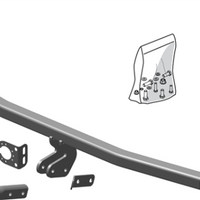 BRINK 554000 Trailer Hitch for RENAULT Twingo II Hatchback