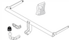BRINK 473500 Trailer Hitch for MAZDA 2 Hatchback (DE, DH)