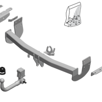 BRINK 592800 Trailer Hitch for NISSAN X-Trail (T32)