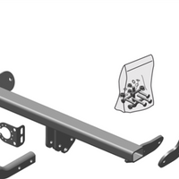 BRINK 529800 Trailer Hitch for TOYOTA Auris Hatchback (E15)