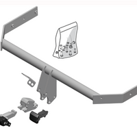 BRINK 523000 Trailer Hitch for VW Polo V Hatchback (6R1, 6C1)