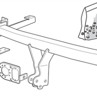 BRINK 381600 Trailer Hitch for HONDA Jazz Hatchback (GD, GE3, GE2)
