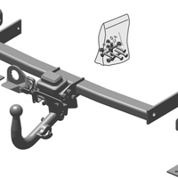 BRINK 527500 Trailer Hitch for HYUNDAI ix35 (LM, EL, ELH)