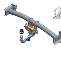 BRINK 609300 Trailer Hitch suitable for MERCEDES-BENZ GLC Off-Road (X253)