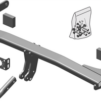 BRINK 539000 Trailer Hitch for VW PASSAT, CC