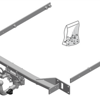 BRINK 531600 Trailer Hitch suitable for MERCEDES-BENZ E-Class T-modell (S212)