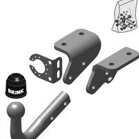 BRINK 537900 Trailer Hitch for VW Amarok Pickup (2HA, 2HB, S1B, S6B, S7A, S7B)