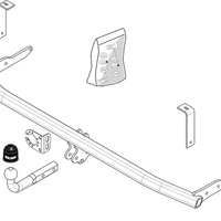 BRINK 445700 Trailer Hitch for RENAULT KANGOO