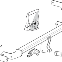 BRINK 445400 Trailer Hitch for PEUGEOT 207 SW