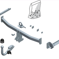 BRINK 558100 Trailer Hitch for HONDA Civic IX Hatchback (FK)