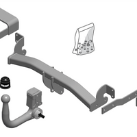 BRINK 677400 Trailer Hitch for FIAT 500 Hatchback (312)