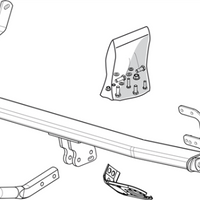 BRINK 482000 Trailer Hitch for CITROËN C5 III Estate (RW)