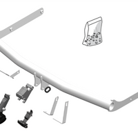Brink Diagonal Detachable Towbar