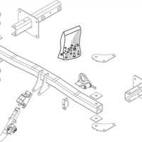 BRINK 461700 Trailer Hitch suitable for MERCEDES-BENZ R-Class (W251, V251)