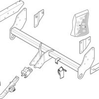 BRINK 470400 Trailer Hitch for MITSUBISHI PAJERO / SHOGUN, PAJERO / SHOGUN SPORT