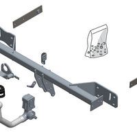 BRINK 608600 Trailer Hitch suitable for MERCEDES-BENZ B-Class, A-Class, CLA
