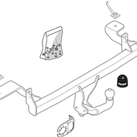 BRINK 429500 Trailer Hitch for FIAT Panda II Hatchback (169)