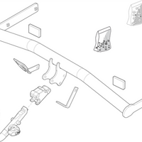 BRINK 427600 Trailer Hitch for VW GOLF