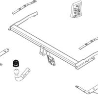 BRINK 443700 Trailer Hitch for TOYOTA Corolla Verso (AR10)