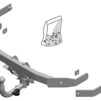 BRINK 545500 Trailer Hitch for AUDI A6