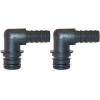Jabsco 30651-1000 90 Degree Port Kit with 13mm Hose Tail (Pair)