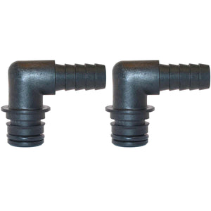 Jabsco 30651-1000 90 Degree Port Kit with 13mm Hose Tail (Pair)