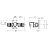 Jabsco 37038-2024 Solenoid for Quiet Flush Fresh Water Toilets (24V)