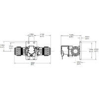 Jabsco 37038-2024 Solenoid for Quiet Flush Fresh Water Toilets (24V)