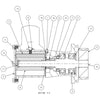 Jabsco Engine Cooling Pump 50540-1201A (45mm Hose / Flange Mount)