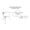 KUS Dual Station Convertor (1 Sender & 2 Gauges / 1 Gauge & 2 Senders)