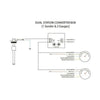KUS Dual Station Convertor (1 Sender & 2 Gauges / 1 Gauge & 2 Senders)