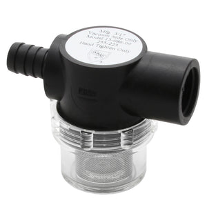 SHURflo Twist-On Water Strainer for Pumps (1/2" Barb Inlet / 50 Mesh)