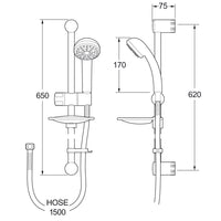 AG Core Single Mode Signature Shower Kit