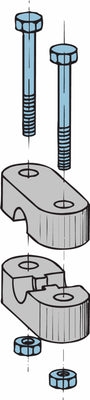 VETUS cable clamp for cables type 33 and LF