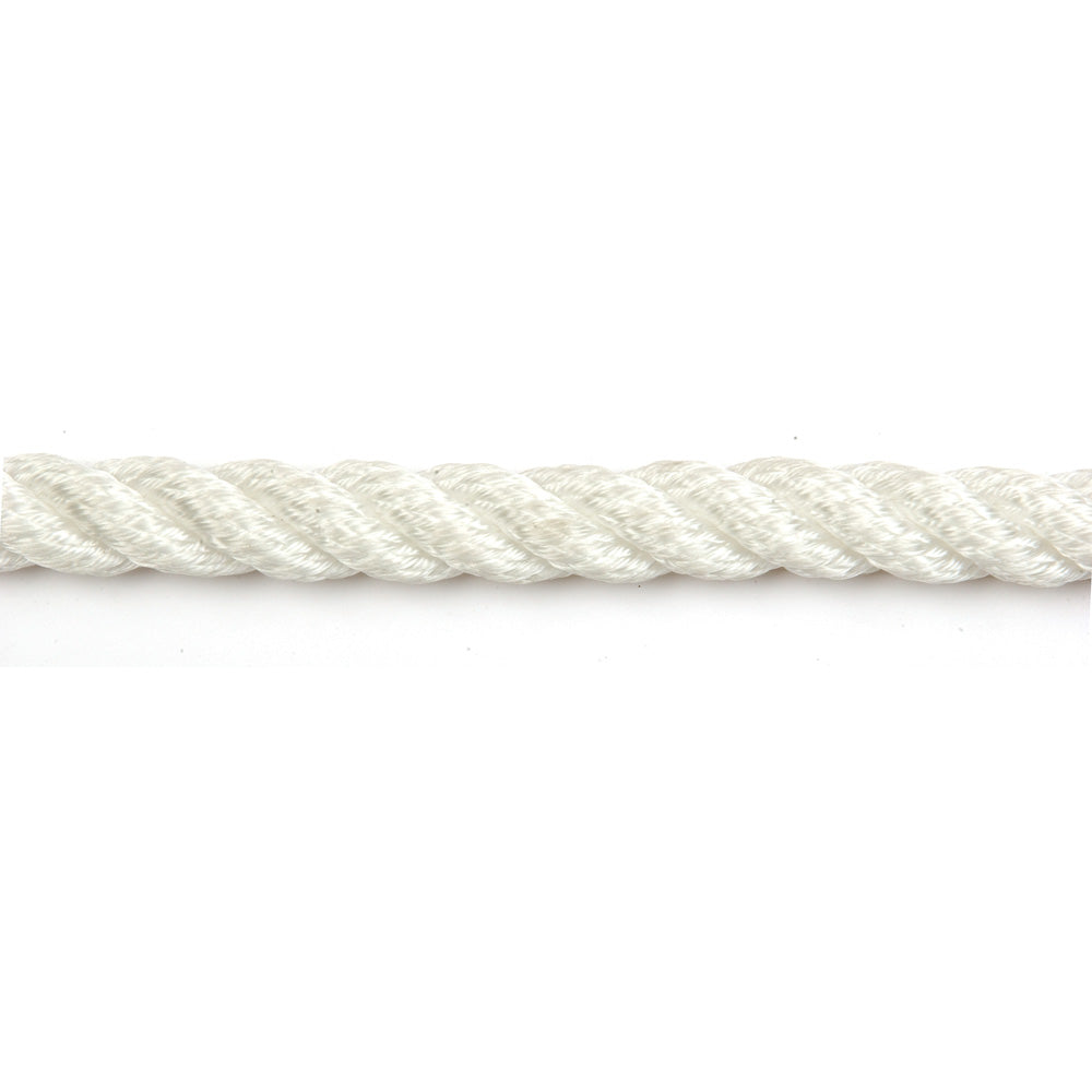 Kingfisher 16mm White Anchor Line Rope with Galvanised Thimble (15m)