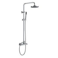 AG Tidy Rigid Riser Shower Kit in Chrome